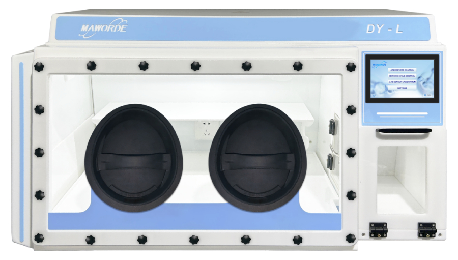 Клеточная станция для создания условий гипоксии, одинарная Maworde. Станция имеет два стандартных порта, контроллер и шлюз. В камере можно создать разные условия газового состава для культивирования клеток.